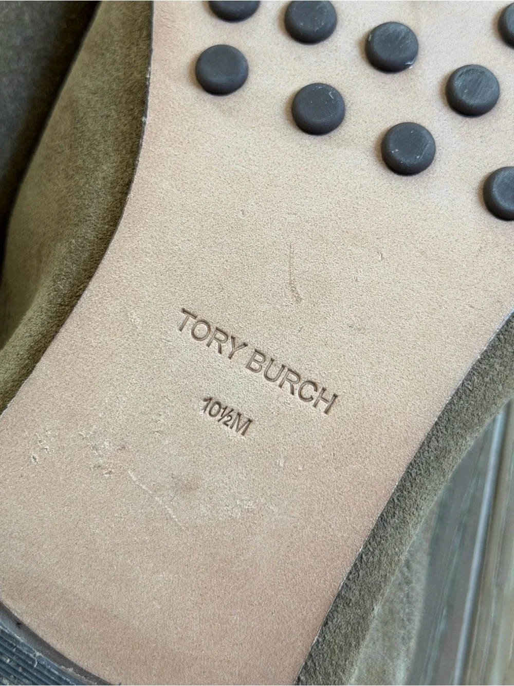 Tory Burch Ladies River Rock Suede Loafers